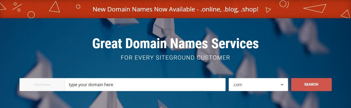 siteground domain