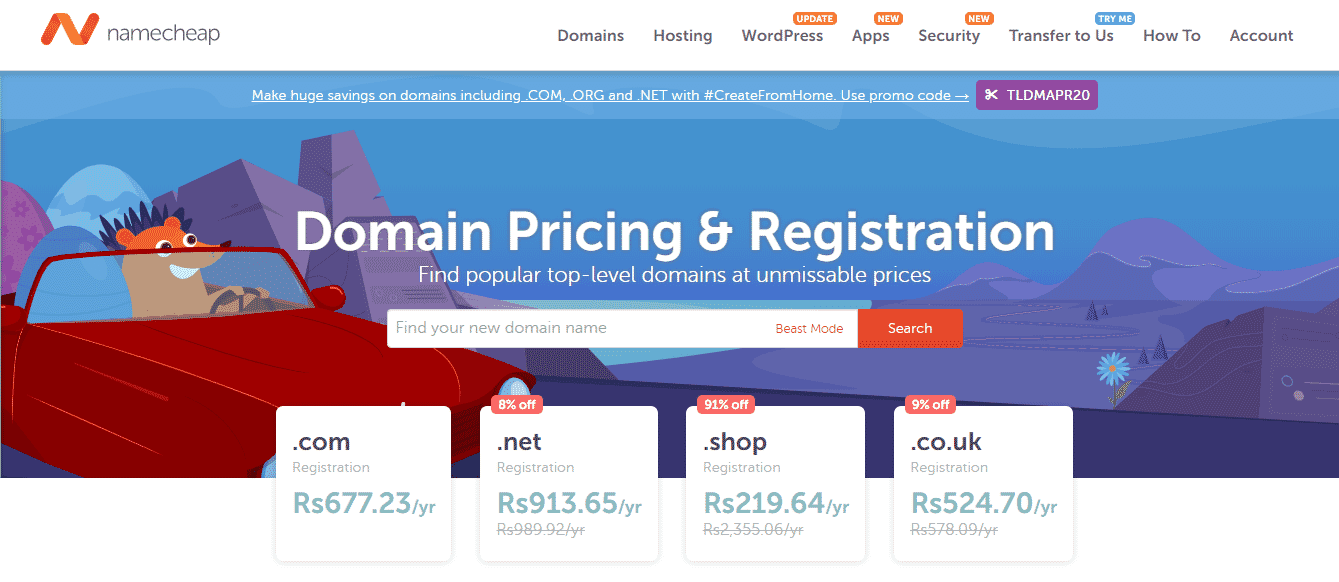 NameCheap Hosting Pricing and Features